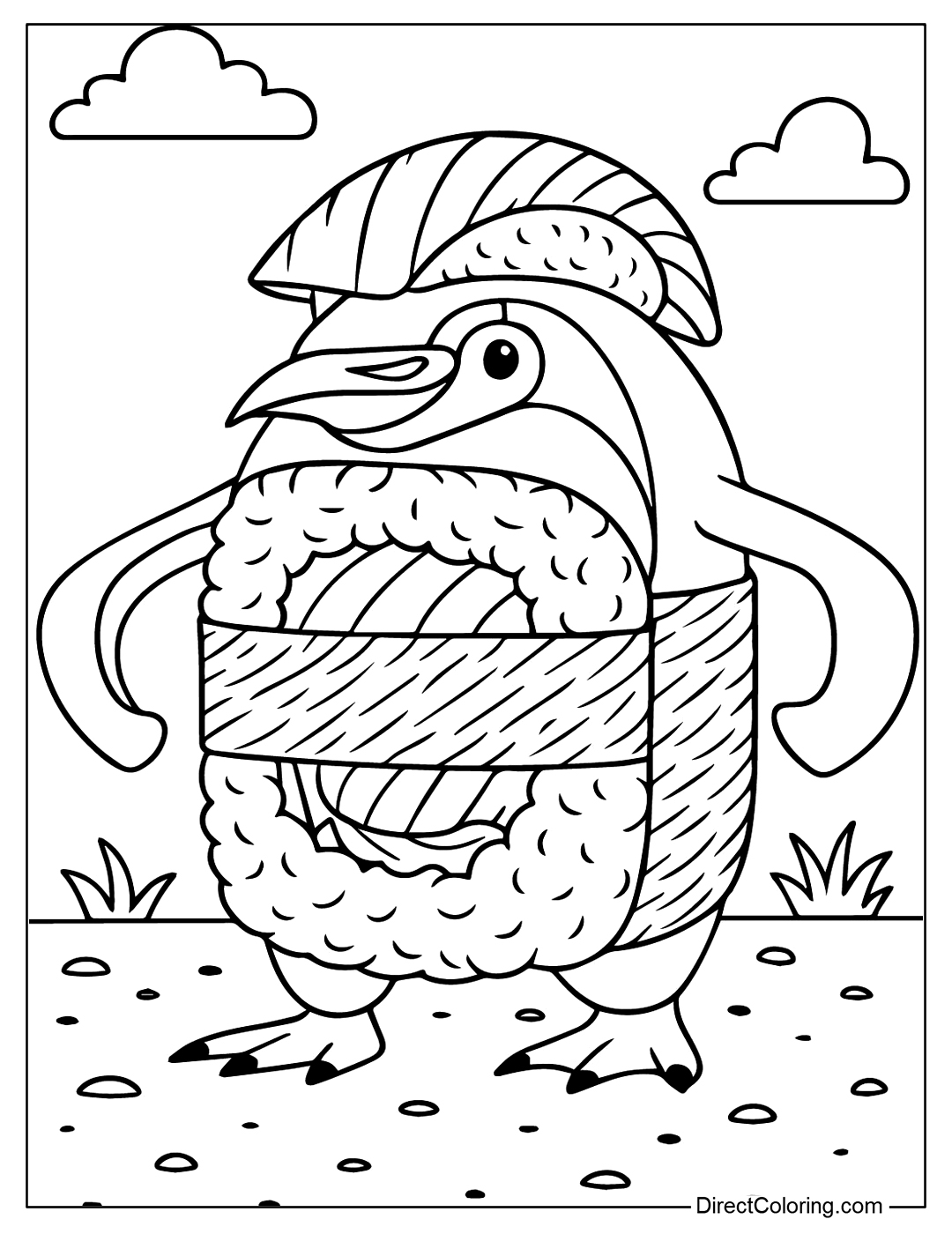 Sigma Boy Coloring Page